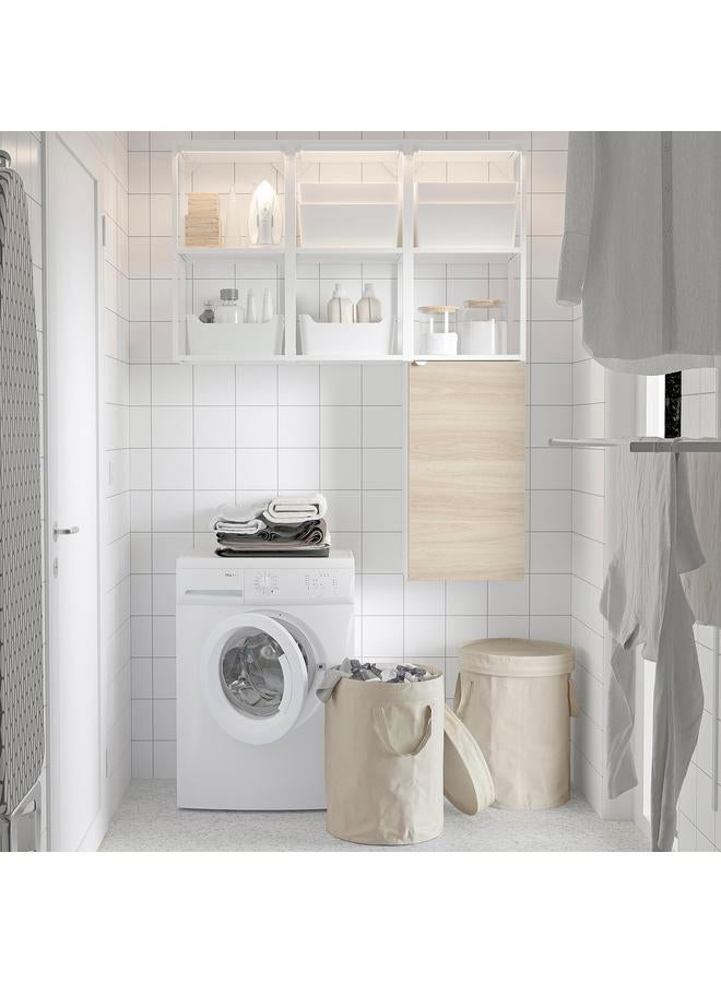 زبون حقيبة فرز مع غطاء، رمادي فاتح-بيج، 50 لترًا - Image 5