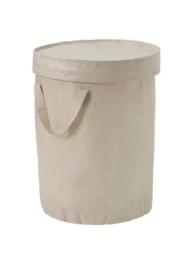 زبون حقيبة فرز مع غطاء، رمادي فاتح-بيج، 50 لترًا - Image 1