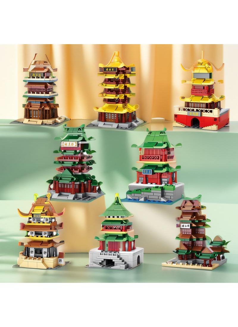 Y&D - China's Eight Famous Buildings Street View Building Building Block Toys - Image 1
