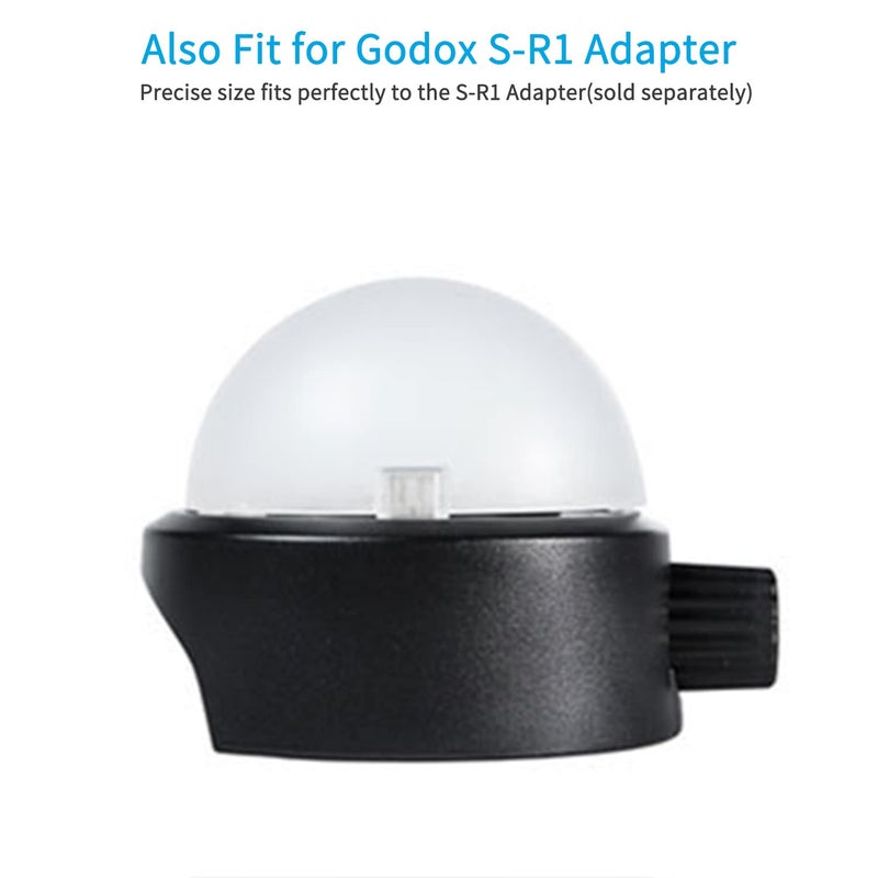 Godox AK-R11 Diffuser Dome for Godox V1 V1pro V100 Round Head Flash for Godox AD100Pro / H200R - Image 4