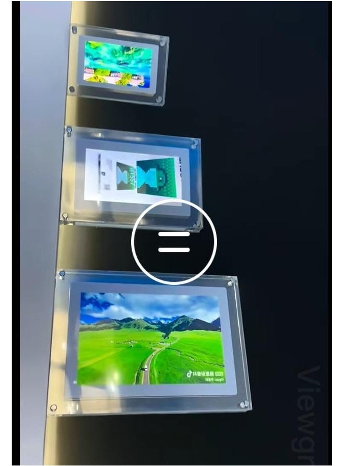 No branded Acrylic Digital Frame - (7 Inch)Transparent Photo Frame Design Digital Photo Frame-IPS HD Screen Photo/Music/Video Playback  - Image 2