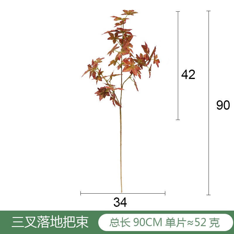 Leaf Maple Leaf Fake Leaf Mori Wedding Wedding Dress-Up Scene Layout Pography Props Home Decoration - Image 3