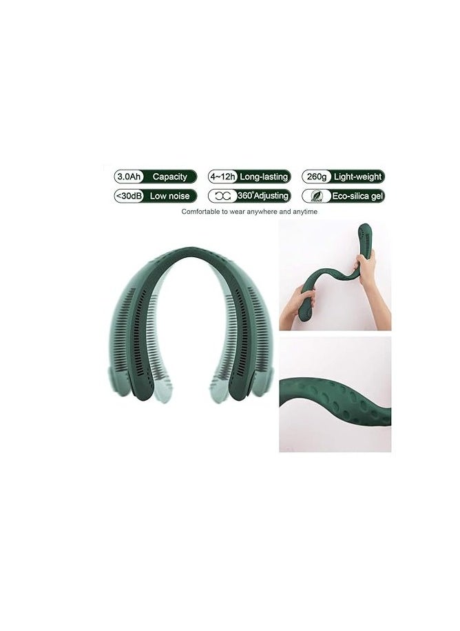 ماركة غير محددة - مروحة رقبة USB قابلة لاعادة الشحن ،3 سرعات - Image 1