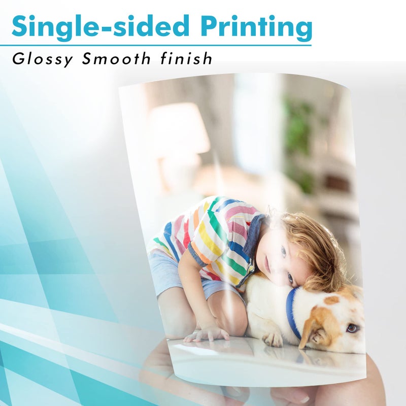 KOALA PAPER Koala Glossy Inkjet Photo Paper Thick 8.5X11 Inches 100 Sheets 54lb Picture Paper for Inkjet Printer Use DYE INK for Family Photos Letter Size 200gsm - Image 5