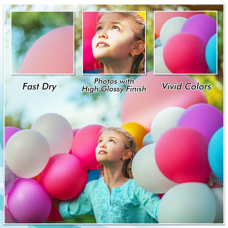 KOALA PAPER Koala Glossy Inkjet Photo Paper Thick 8.5X11 Inches 100 Sheets 54lb Picture Paper for Inkjet Printer Use DYE INK for Family Photos Letter Size 200gsm - Image 4