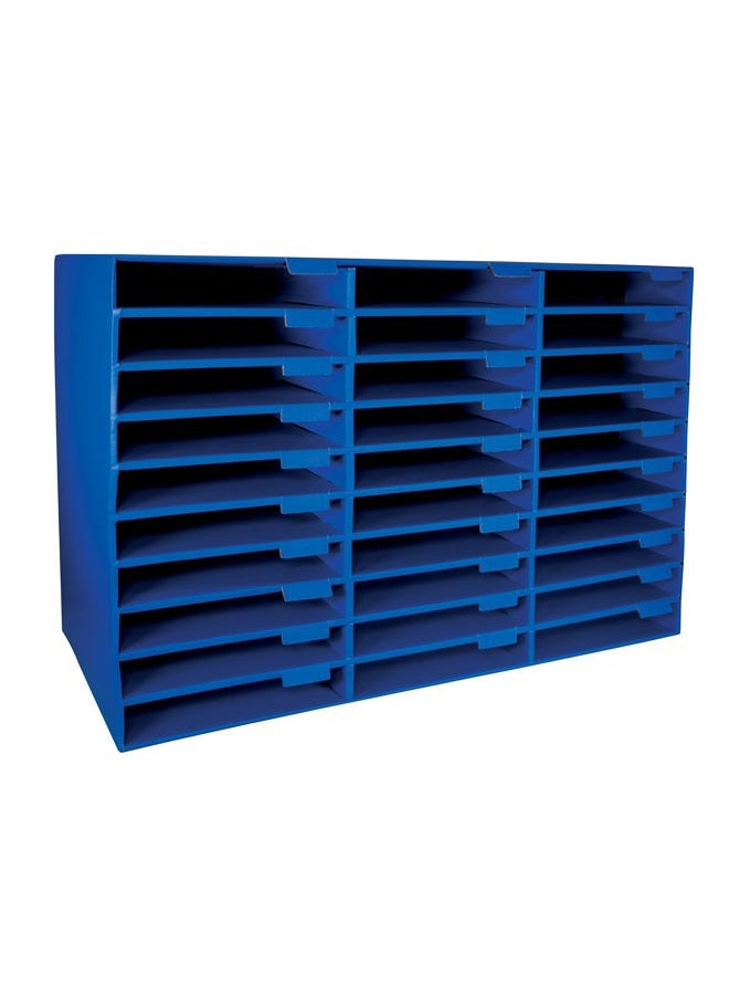 PACON 30-Slot Mailbox 21"x31.6"x12.8" Classroom Keepers Mailbox - Image 1