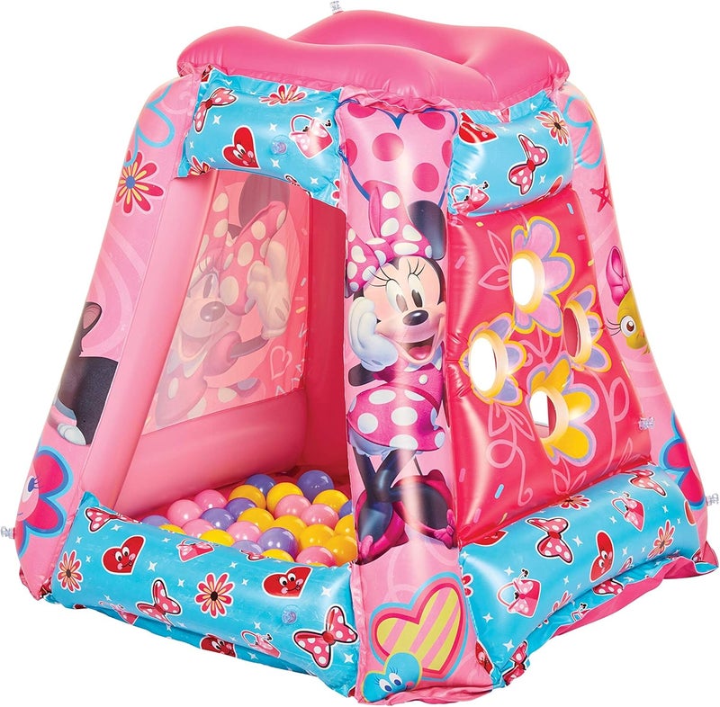 Minnie Mouse Ball Pit 20 Balls - Toddler Jungle Gym Playhouse Inflatable for Boys Girls Kids [20 Balls Included] - Image 2