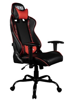 KONIX Konix NEPEC Gaming Chair Office Chair - 30 Degree Tilt - Smooth PU Leather - Black and Red  - Image 2