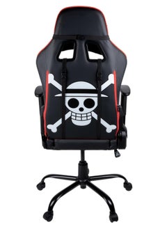KONIX Konix NEPEC Gaming Chair Office Chair - 30 Degree Tilt - Smooth PU Leather - Black and Red  - Image 5