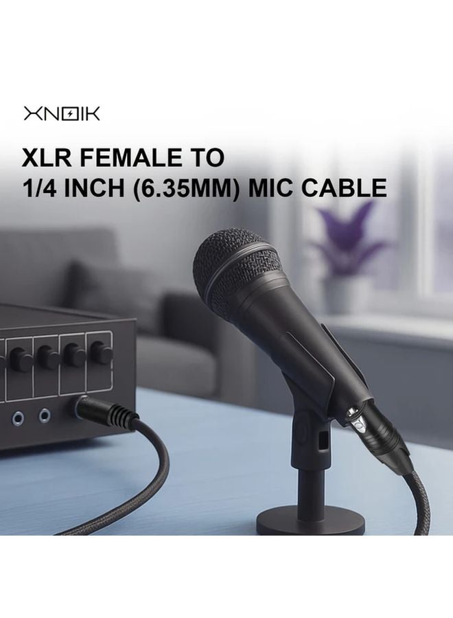 XLR Male To 6 35mm TS Mono Audio Cable 5M 16FT For Microphone Studio DJ - Image 5
