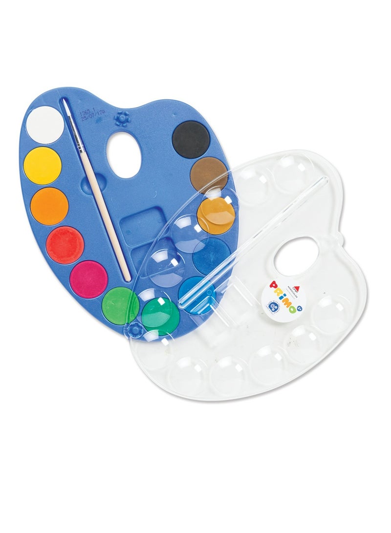 Primo Watercolor Palette Set, 12 Colors, Bright and Vibrant Colors, for Little Artists - Image 2
