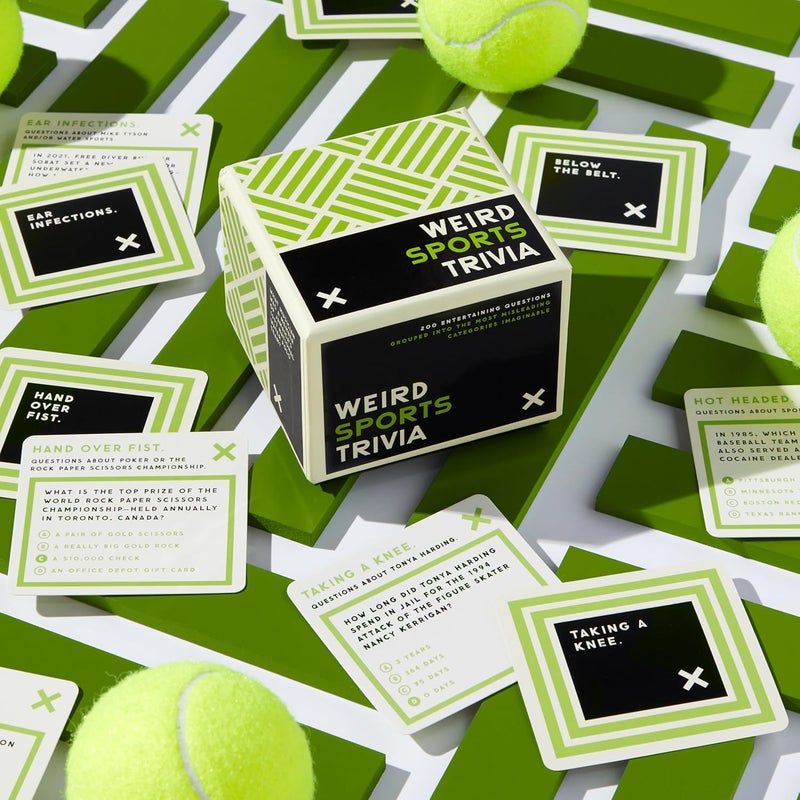 Brass Monkey Store Weird Sports – Trivia Card Game Set with 200 Unique Questions About Weird Sports Facts - Image 2
