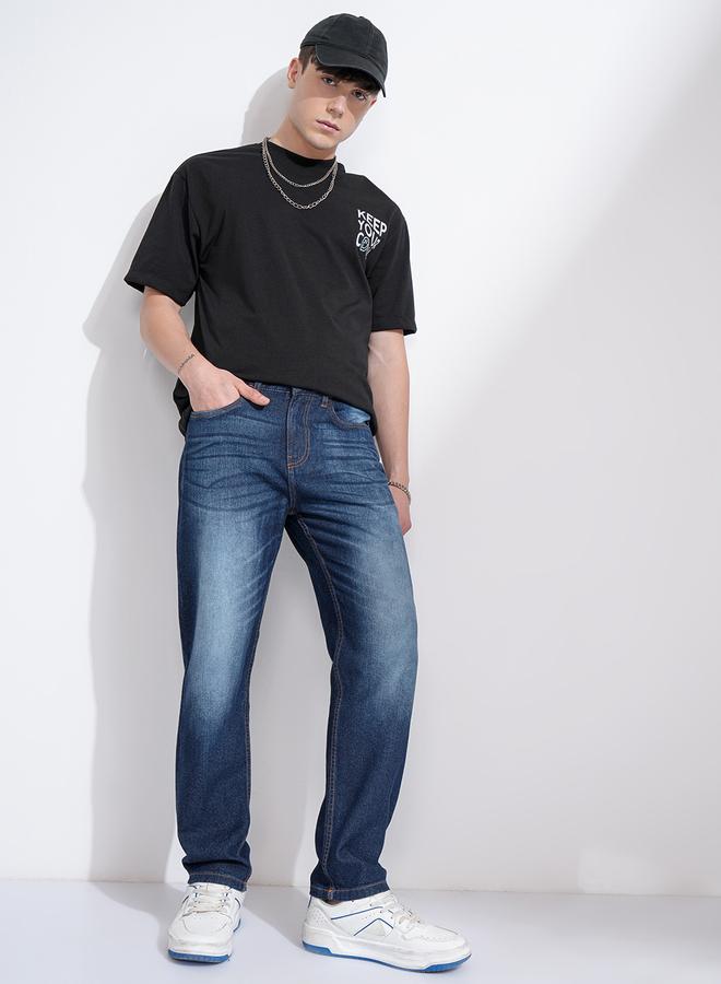 Highlander Mid-Rise Relaxed Fit Faded Jeans - Image 2