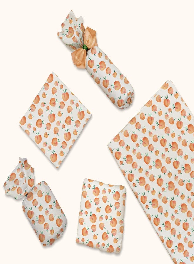 Pro Supply Global Peaches Printed Tissue Paper for Gift Bags or Boxes and Wrapping - Summer Bulk Decorative Art Tissue Paper for Packaging and Gifting | 24 Sheets 20" x 30" - Image 5