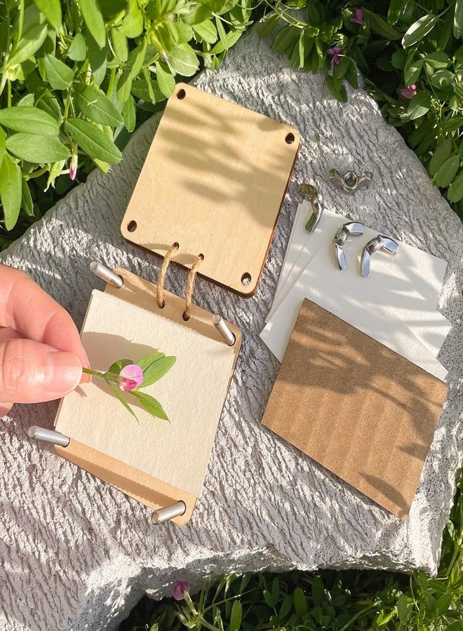 Happinit Micro Flower Press, Small Flowers Press Kit, Pocket Flower Pressing, Mini Plant Preservation Kit for Arts and Crafts Lovers (Silver) - Image 3