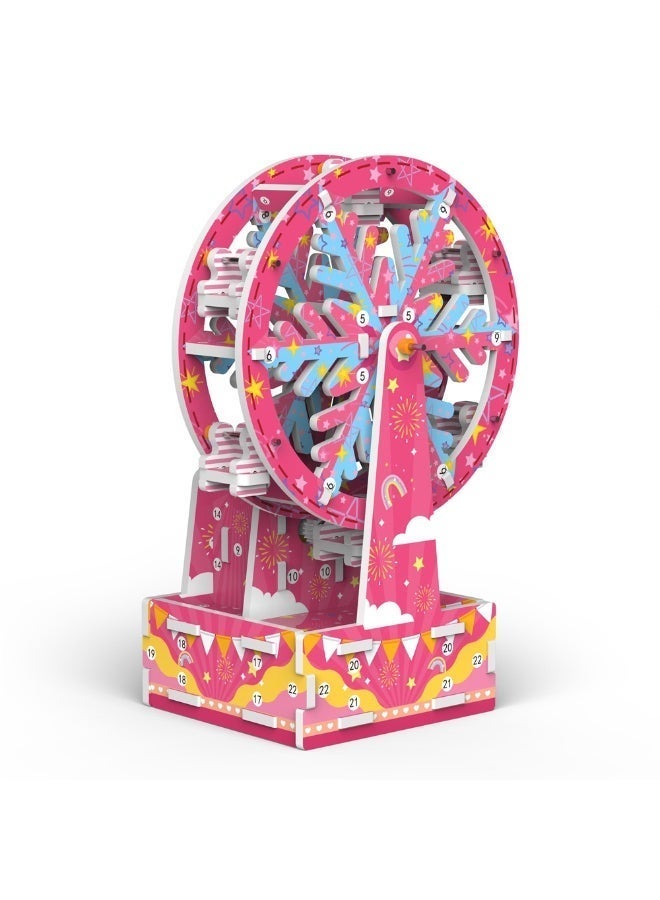 سعودي سيليكت لعبة بناء عجلة فيريس رائعة للأطفال في مرحلة ما قبل المدرسة - مجموعة أدوات تعليمية علمية ممتعة في مجال العلوم والرياضيات - Image 3