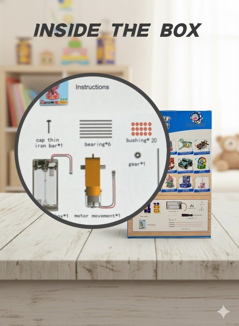 سعودي سيليكت لعبة بناء عجلة فيريس رائعة للأطفال في مرحلة ما قبل المدرسة - مجموعة أدوات تعليمية علمية ممتعة في مجال العلوم والرياضيات - Image 2
