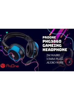 ProOne ProOne PHG3860 Gaming Headset - Memory Foam Cushion - for PC, Mac, PS4, PS5, Switch, Xbox One, Xbox Series X|S, Mobile - 3.5mm Audio Jack - Lightweight 255g - ABS+PP Material  - Image 5