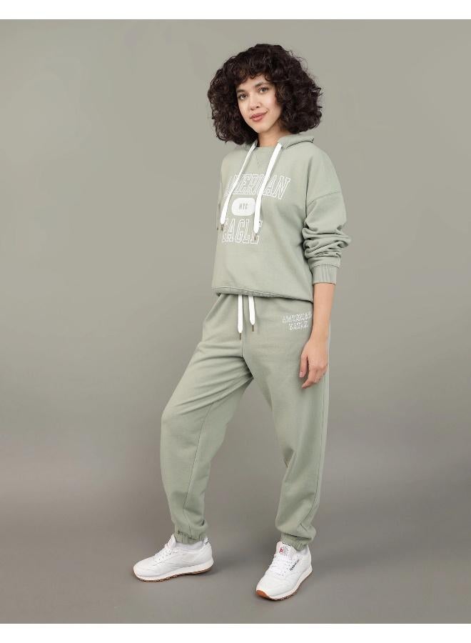 American Eagle Fleece Graphic Baggy Jogger - Image 1