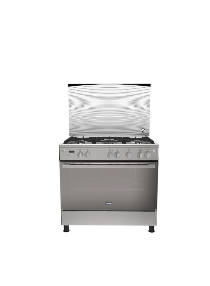 زانوسي بوتجاز زانوسى 5شعله كول ماكس ستانلس 2مروحه حملات زهر امان كود6580 ZCG94396XB