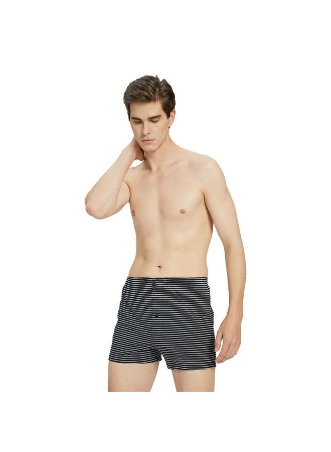 Bxman Men's Loose Cotton Boxer Briefs Knitted Elastic Alro Pants Plus Size 3-pack B91315 185xxl - Image 3
