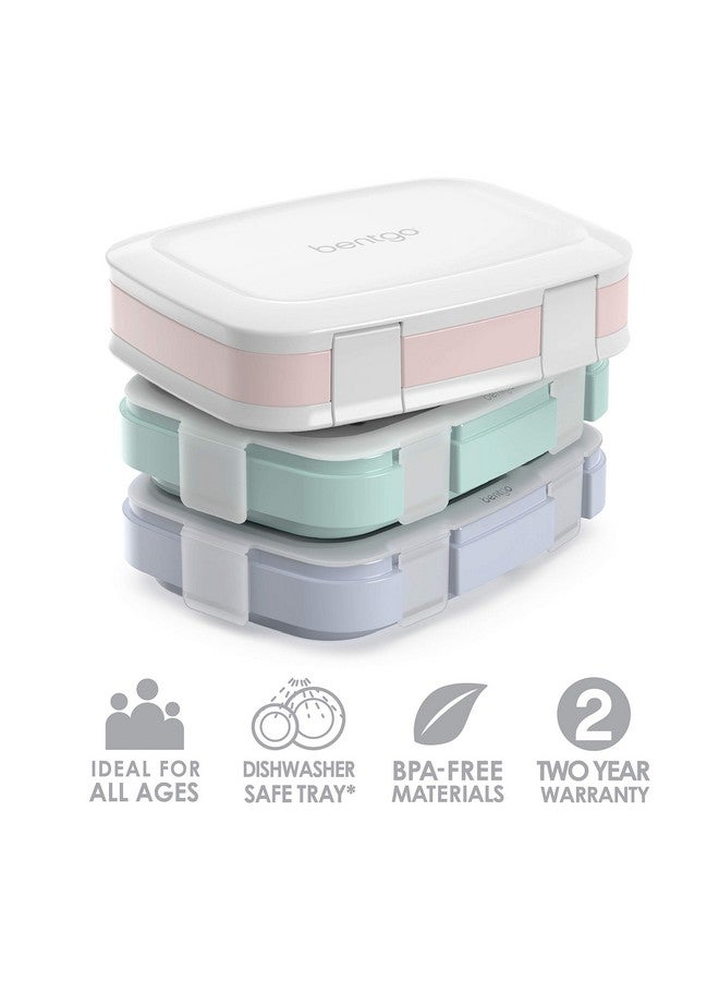 Bentgo Bentgo Fresh 3-Pack Meal Prep Lunch Box Set - Reusable 3-Compartment Containers for meal Prepping, Healthy Eating On-the-Go, and Balanced Portion-Control - BPA-Free, Microwave & Dishwasher Safe  - Image 3