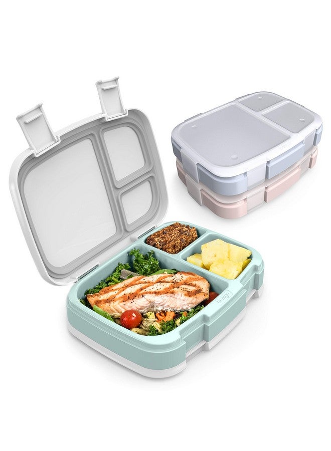 Bentgo Bentgo Fresh 3-Pack Meal Prep Lunch Box Set - Reusable 3-Compartment Containers for meal Prepping, Healthy Eating On-the-Go, and Balanced Portion-Control - BPA-Free, Microwave & Dishwasher Safe  - Image 1