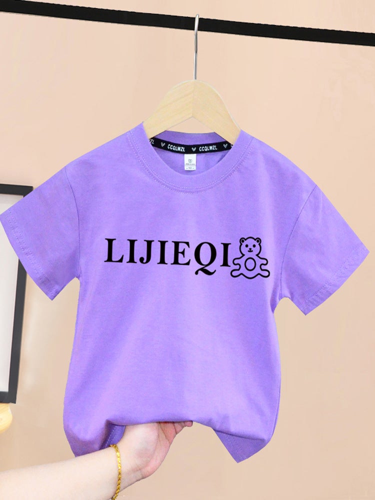Selling Children'S Printed Top Trendy Children'S T-Shirt Boys Short Sleeve 2024 Children'S Wear Handsome - Image 5