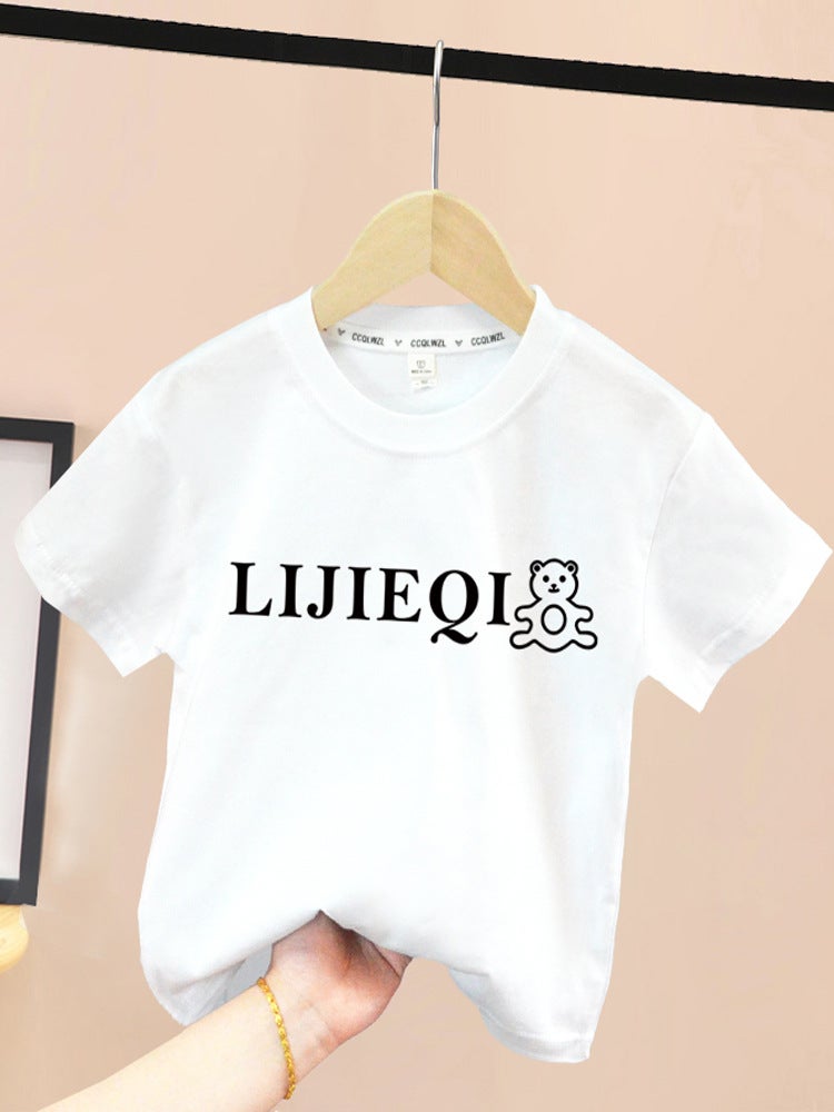 Selling Children'S Printed Top Trendy Children'S T-Shirt Boys Short Sleeve 2024 Children'S Wear Handsome - Image 2