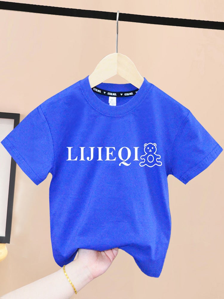Selling Children'S Printed Top Trendy Children'S T-Shirt Boys Short Sleeve 2024 Children'S Wear Handsome - Image 4