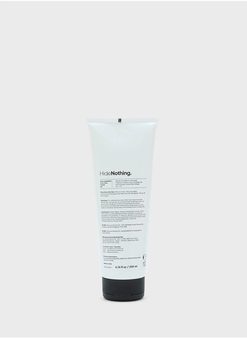 مينيمالست سكن كير Salicylic Acid + Lha 02% Body Wash