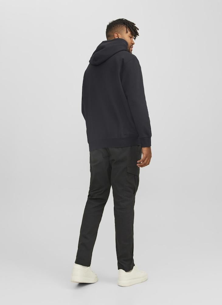 JACK & JONES Plus Size Graphic Print Pull Over Hoodie  - Image 2