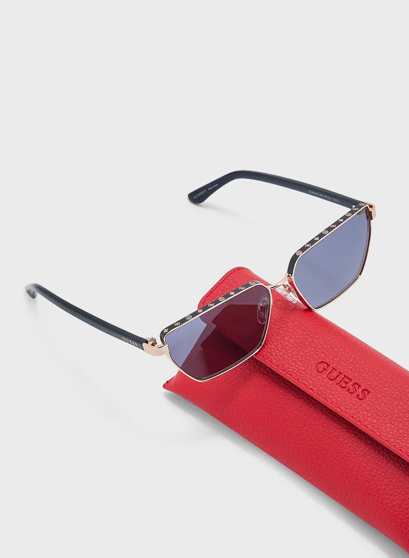 GUESS Hexagon Sunglasses