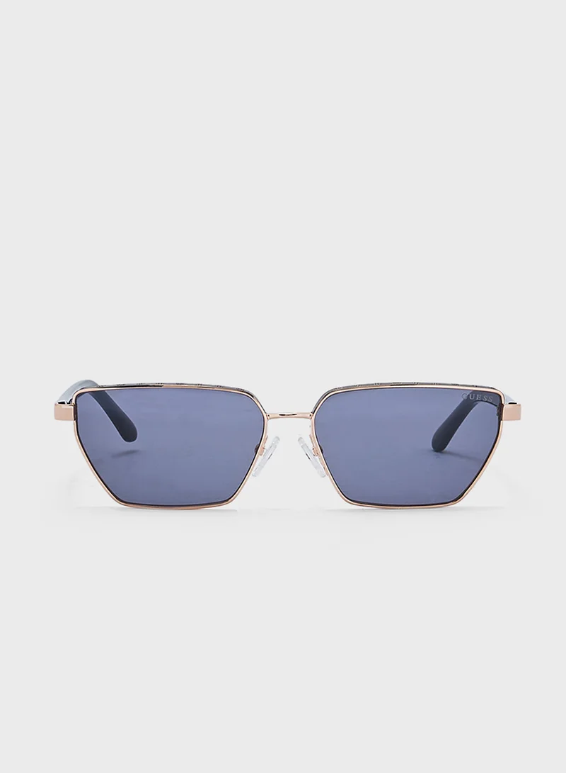 GUESS Hexagon Sunglasses