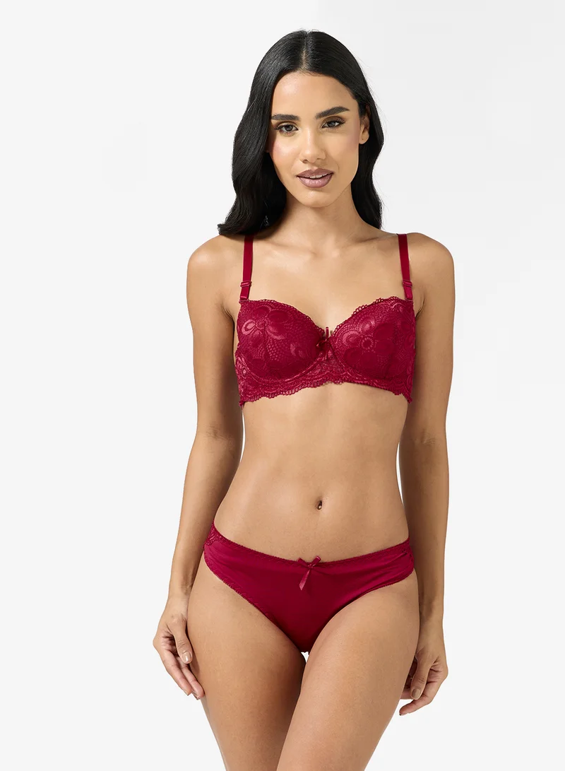 ELLA Lace Bra & Brief Set