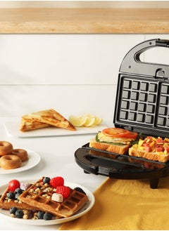 Swiss Pro+ Swiss Pro+ 4 in 1 Sandwich Maker, 750 Watt, Black - SP-SW750.4  - Image 3