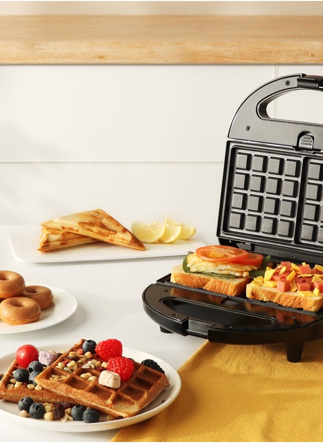 Swiss Pro+ Swiss Pro+ 4 in 1 Sandwich Maker, 750 Watt, Black - SP-SW750.4  - Image 3