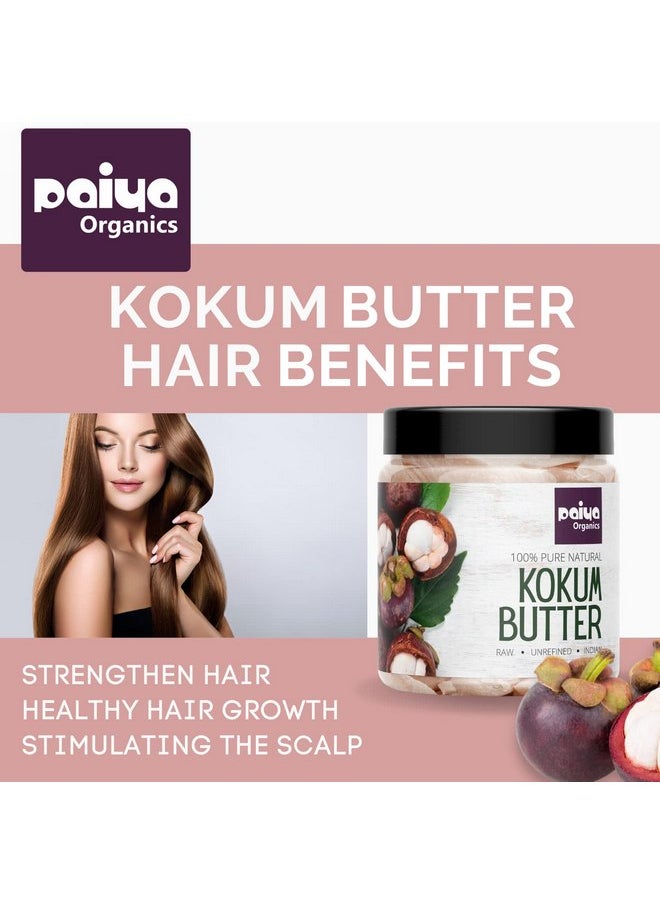 Paiya Organics Paiya Organics 100% Pure Natural 500gm Kokum Butter Raw | Unrefined | Indian Great For Moisturized Skin,Nourishing Hair, Stretch Mark, Sunburn,DIY Product  - Image 4