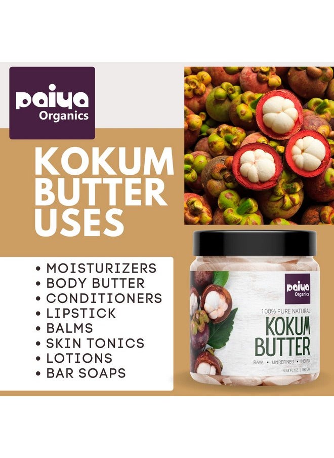 Paiya Organics Paiya Organics 100% Pure Natural 500gm Kokum Butter Raw | Unrefined | Indian Great For Moisturized Skin,Nourishing Hair, Stretch Mark, Sunburn,DIY Product  - Image 5