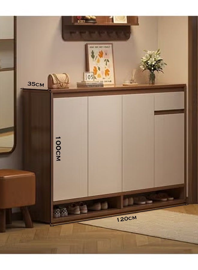 إن كي أكس خزانة أحذية فاخرة عالية الجودة مع أدراج متعددة الوظائف 120 سم - Image 2