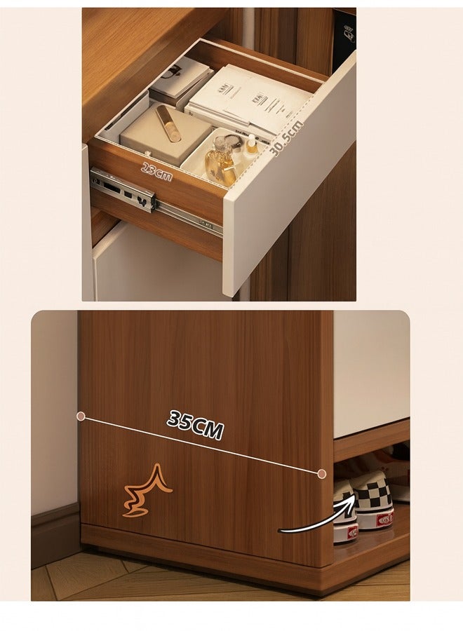 إن كي أكس خزانة أحذية فاخرة عالية الجودة مع أدراج متعددة الوظائف 120 سم - Image 5