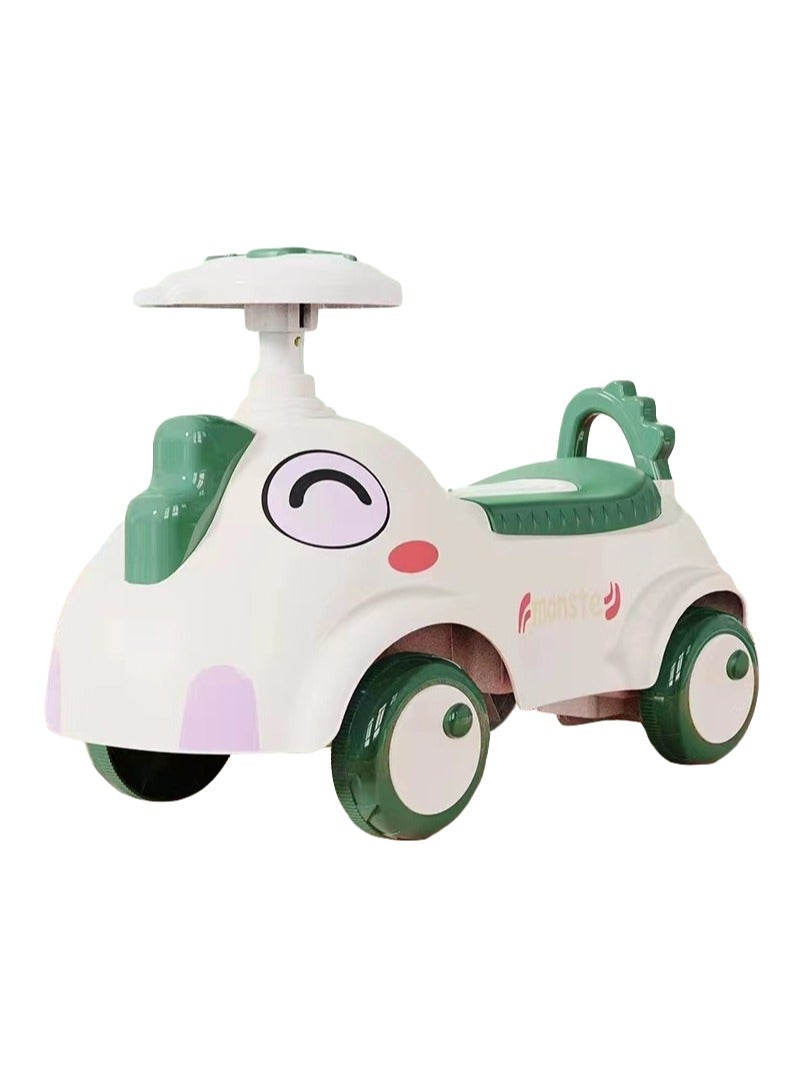 Sharpdo Children's Balance Bike, 4-Wheel Balance Vehicle Baby Walker Balance Bike, for Boys and Girls 1-6 Years Indoor Outdoor - Image 1