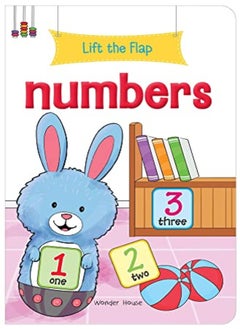 Lift The Flap  Numbers Early Learning Novelty Board Book For Children 