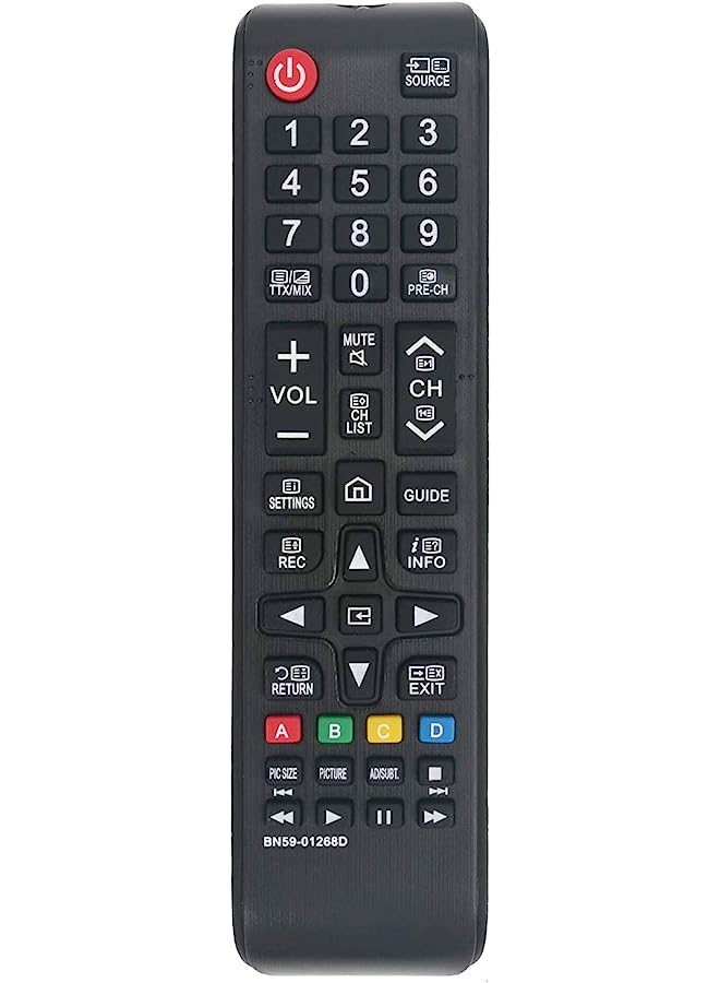 Allimity جهاز تحكم عن بعد BN59-01268D مناسب لتلفزيون سامسونج LCD LED UA49MU6300 UA49MU6500 UA49MU7350 UA55MU6300 UA55MU6500 UA55MU7350 UA55MU7350K UA55MU7350KXWT UA65MU6300 UA65MU6500 UA65MU7350 UA55MU7350KXLY - Image 1