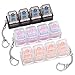 FunisFun 3 Pack Keyboard Fidget Toy for Adults Clicky Creamy Silent Fidget Clicker Keychain 4in1 Keyboard Finger Clickers for Stress Relief Anxiety at Work Travel - Image 2