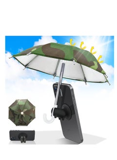 Phone Umbrella for Sun Suction Cup Stand, 1Pcs Multifunctional Adjustable Cute Phone Shade Umbrella with Suction Cup, Mini Cell Phone Sunshade, Glare Blocking