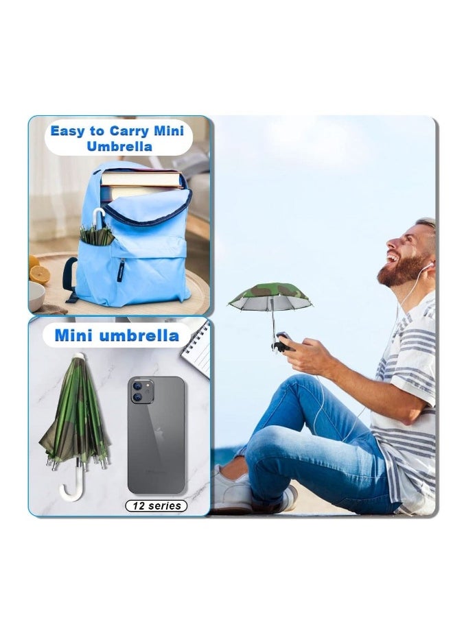 Generic - Phone Umbrella for Sun Suction Cup Stand, 1Pcs Multifunctional Adjustable Cute Phone Shade Umbrella with Suction Cup, Mini Cell Phone Sunshade, Glare Blocking - Image 1