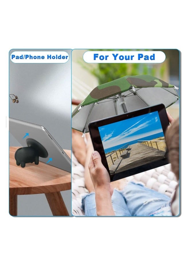 Generic - Phone Umbrella for Sun Suction Cup Stand, 1Pcs Multifunctional Adjustable Cute Phone Shade Umbrella with Suction Cup, Mini Cell Phone Sunshade, Glare Blocking - Image 1