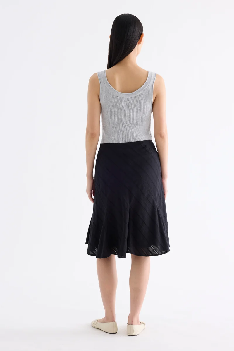 The Editor's Market Elyius Low-Rise Flare Skirt