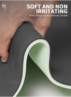 GROIC 6MM Yoga Mat Non Slip– Patented Alignment System, Warrior-Like Grip, Non-Slip, Eco-Friendly and Biodegradable, Sweat Resistant, TPE Workout Mat  - Image 4